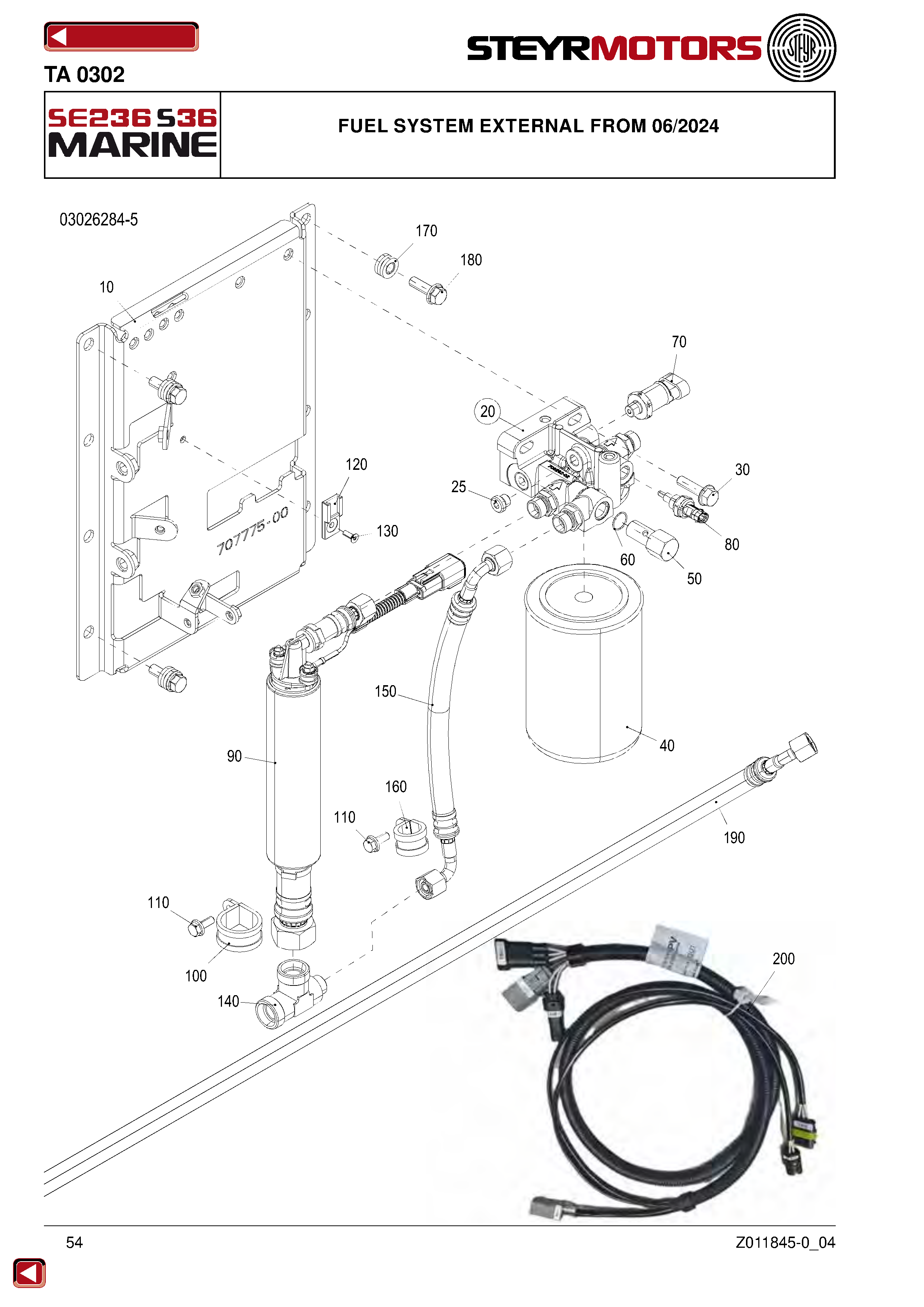 Fuel System External From 06/2024 exploded view