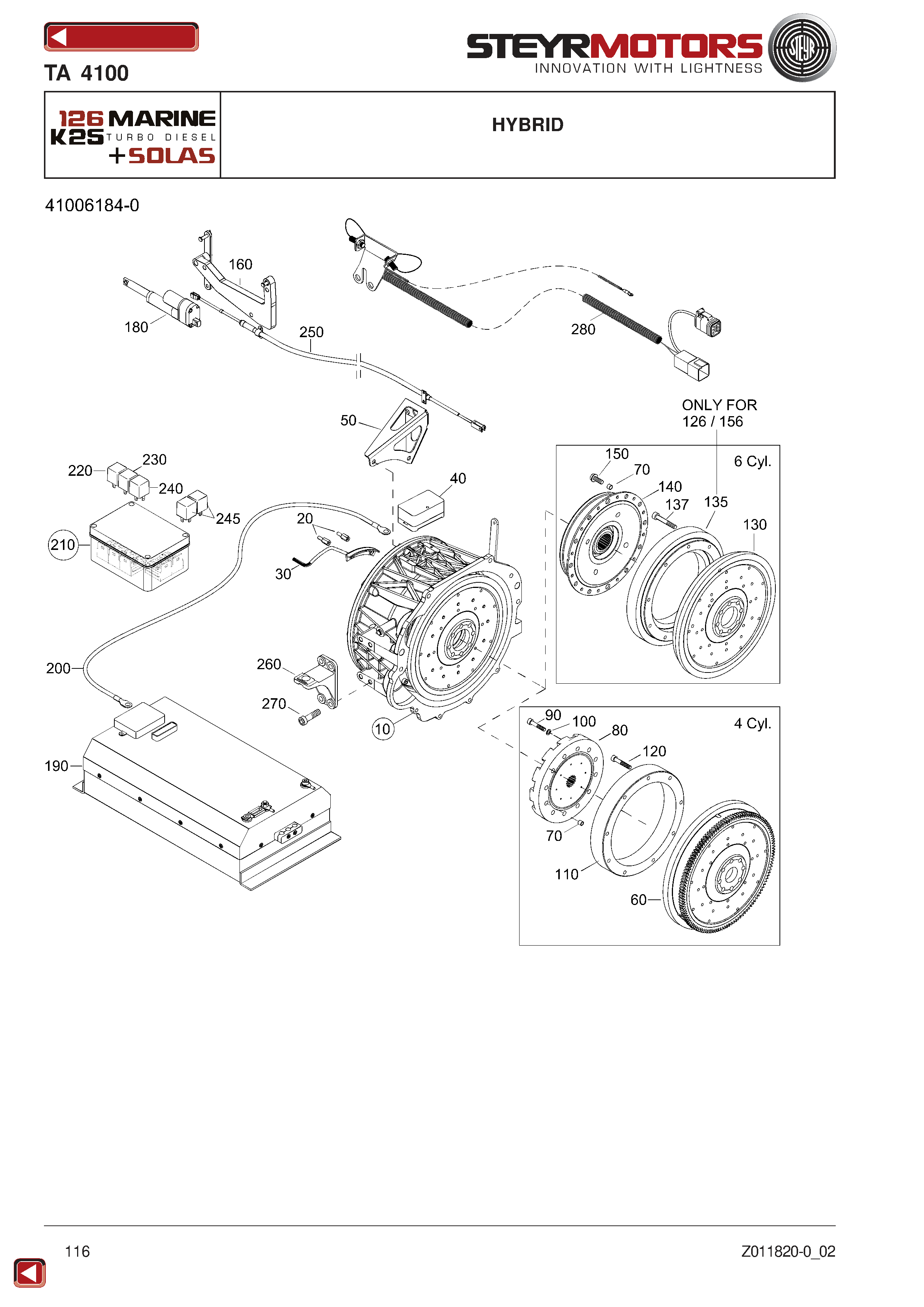 Hybrid exploded view