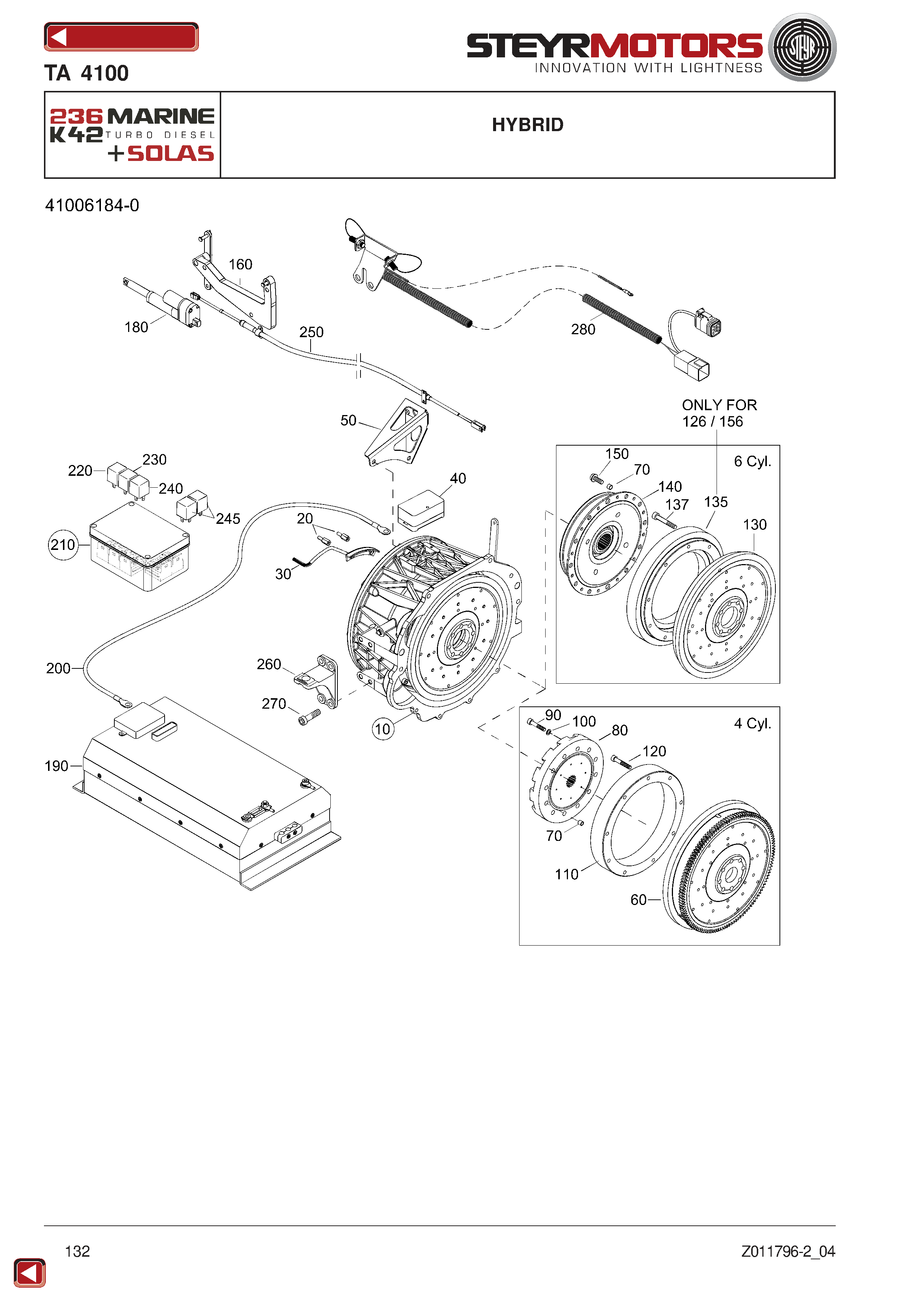 Hybrid exploded view
