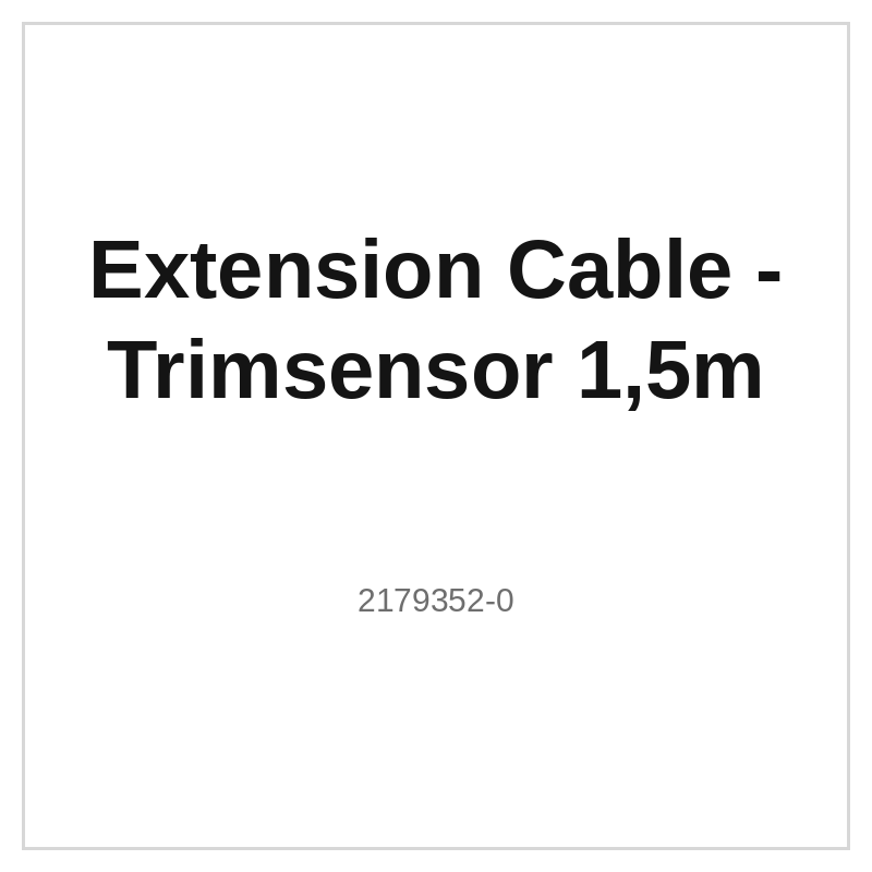 Extension Cable - Trimsensor 1,5m