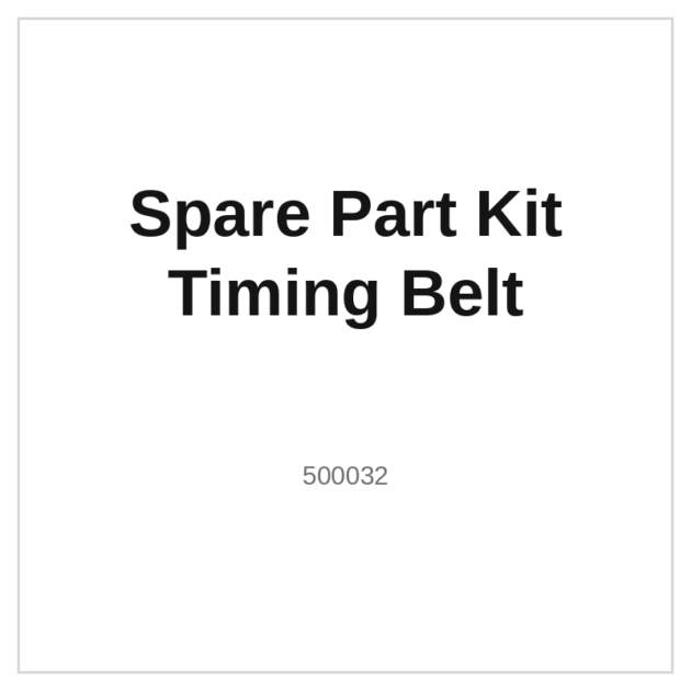 Spare Part Kit Timing Belt
