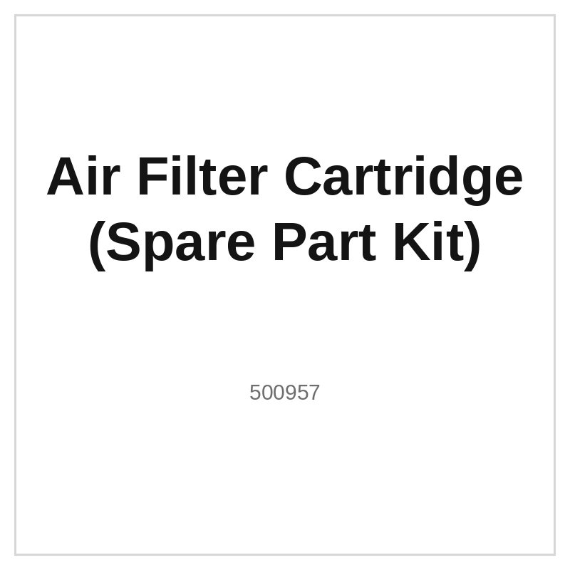 Air Filter Cartridge (Spare Part Kit)